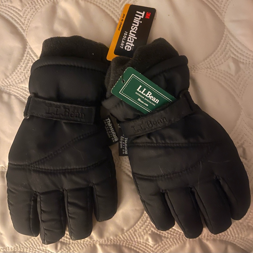 NWT LL Bean kids gloves
